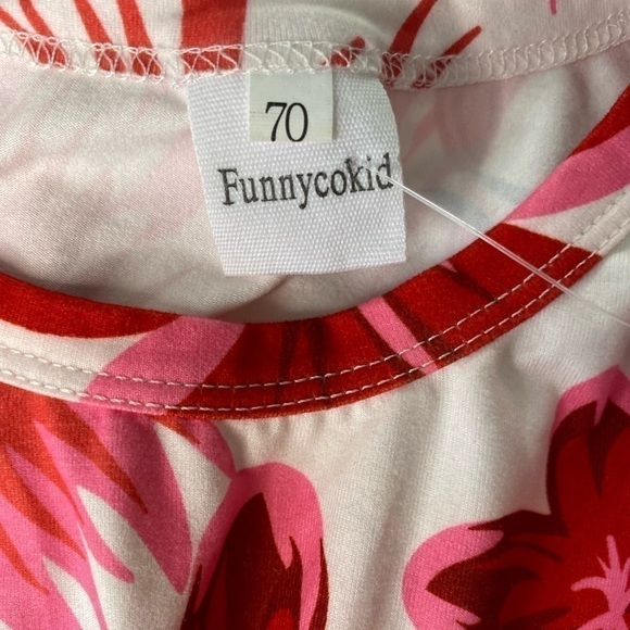 FUNNYCOKID one piece set with headband no size please look at measurements - Picture 2 of 6